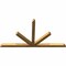 Ekena Millwork Saratoga Rough Sawn Timber Gable Bracket, Western Red Cedar, 96"W x 52"H x 4"D x 4"F, 13/12 Pitch GBW096X52X0404SAR00RWR - alternate 4